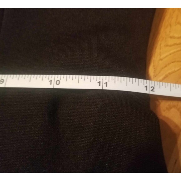 Rolla Coster Form Fitting Pin Up Inspired Black Midi Dress Sz M - Picture 6 of 9